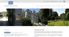 Desktop Screenshot of mdwlaw.be