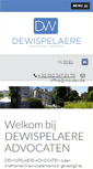Mobile Screenshot of mdwlaw.be